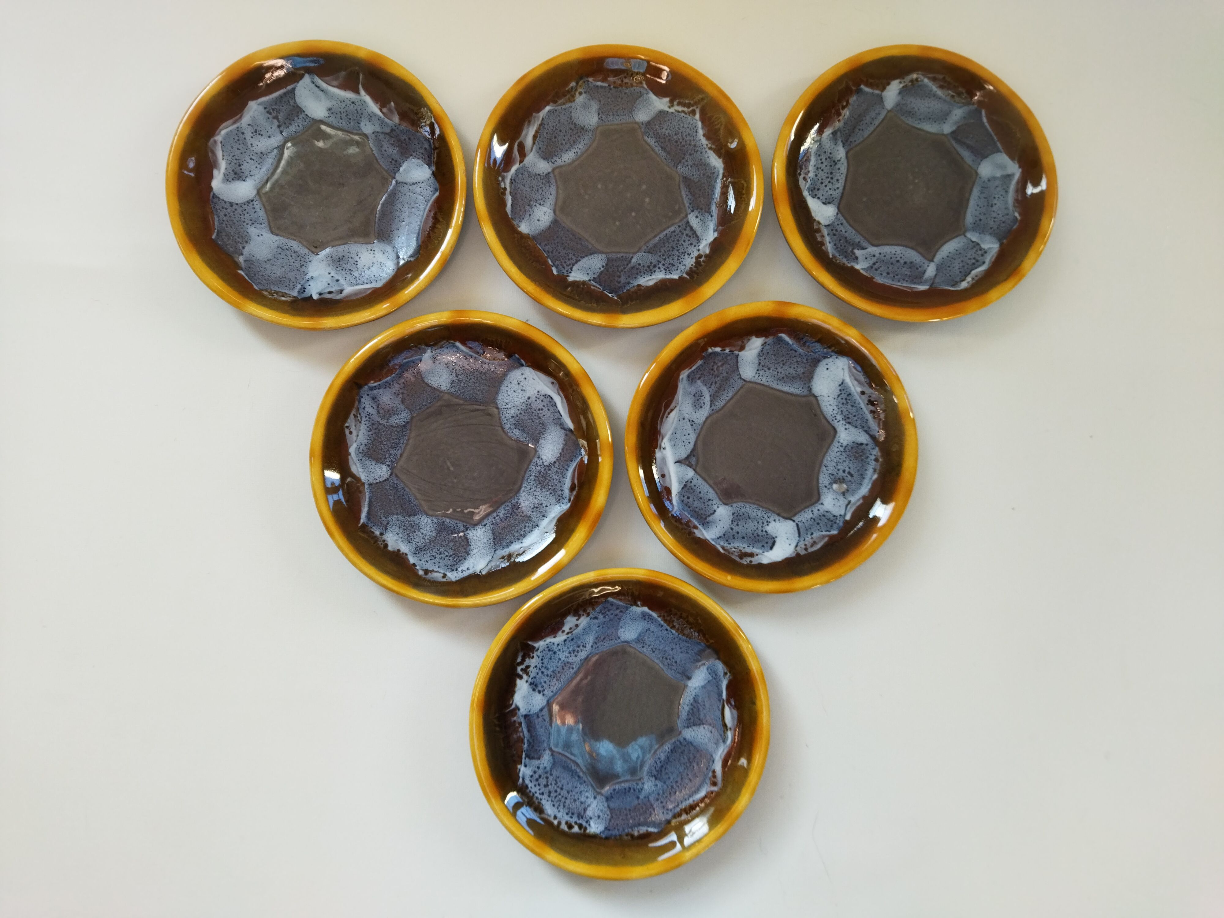 Six Vallauris plates