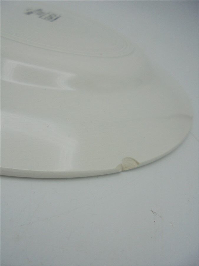 Service of 8 plates Digoin Sarreguemines