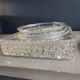 Moulded glass ceiling light