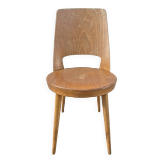Chaise Baumann modèle "Mondor" bistrot 1950 vintage