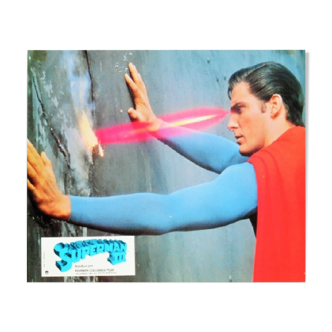 Affiche d’exploitant cinématographique de " Christopher Reeve " de 1983