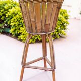1960s rattan plant stand