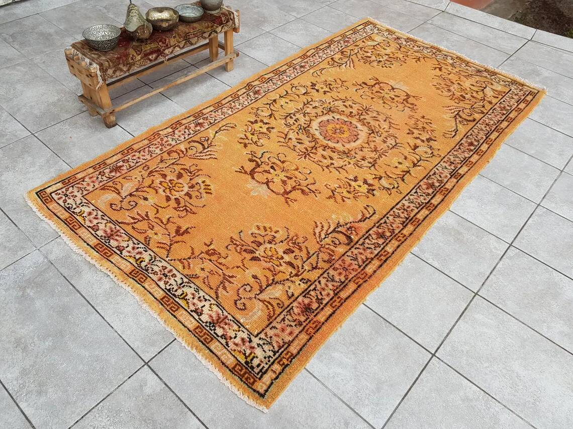 Orange Antique Turkish Carpet sku 805