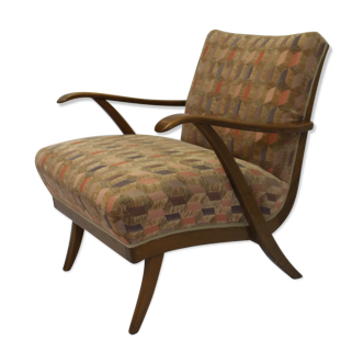Vintage armchair geometric pattern