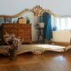 Grand miroir bois doré style Louis XV 166cm