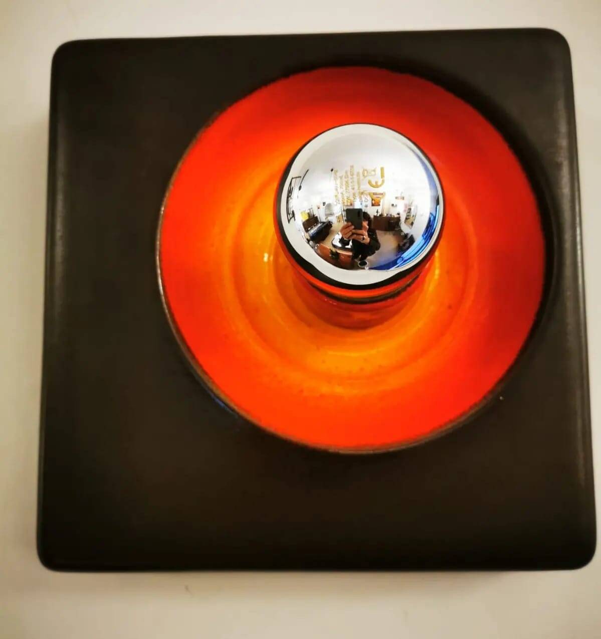 Pair of Space age ceramic wall lights from the 60s/70s