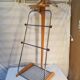 Vintage wood and metal night valet