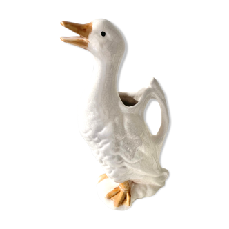 Pichet canard barbotine St Clément