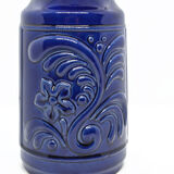 1970s rustic ceramic vase type 122-24, Scheurich Keramik, Germany,