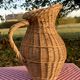 Large vintage wicker jug