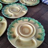 Série de 6 assiettes à Artichauts Orfinox