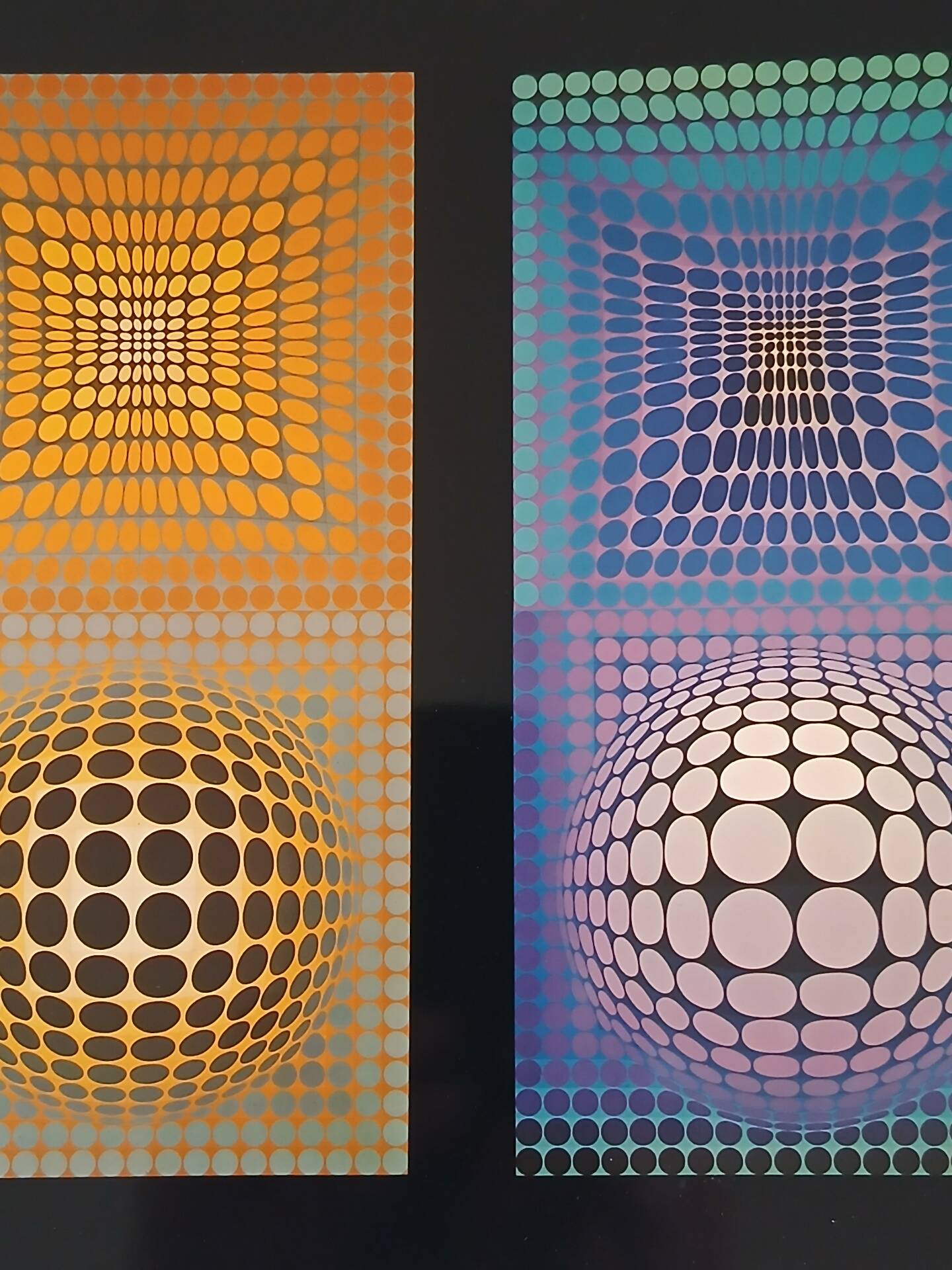 Victor Vasarely Serigraphy op art Editions du Griffon