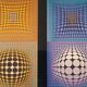 Victor Vasarely Serigraphy op art Editions du Griffon
