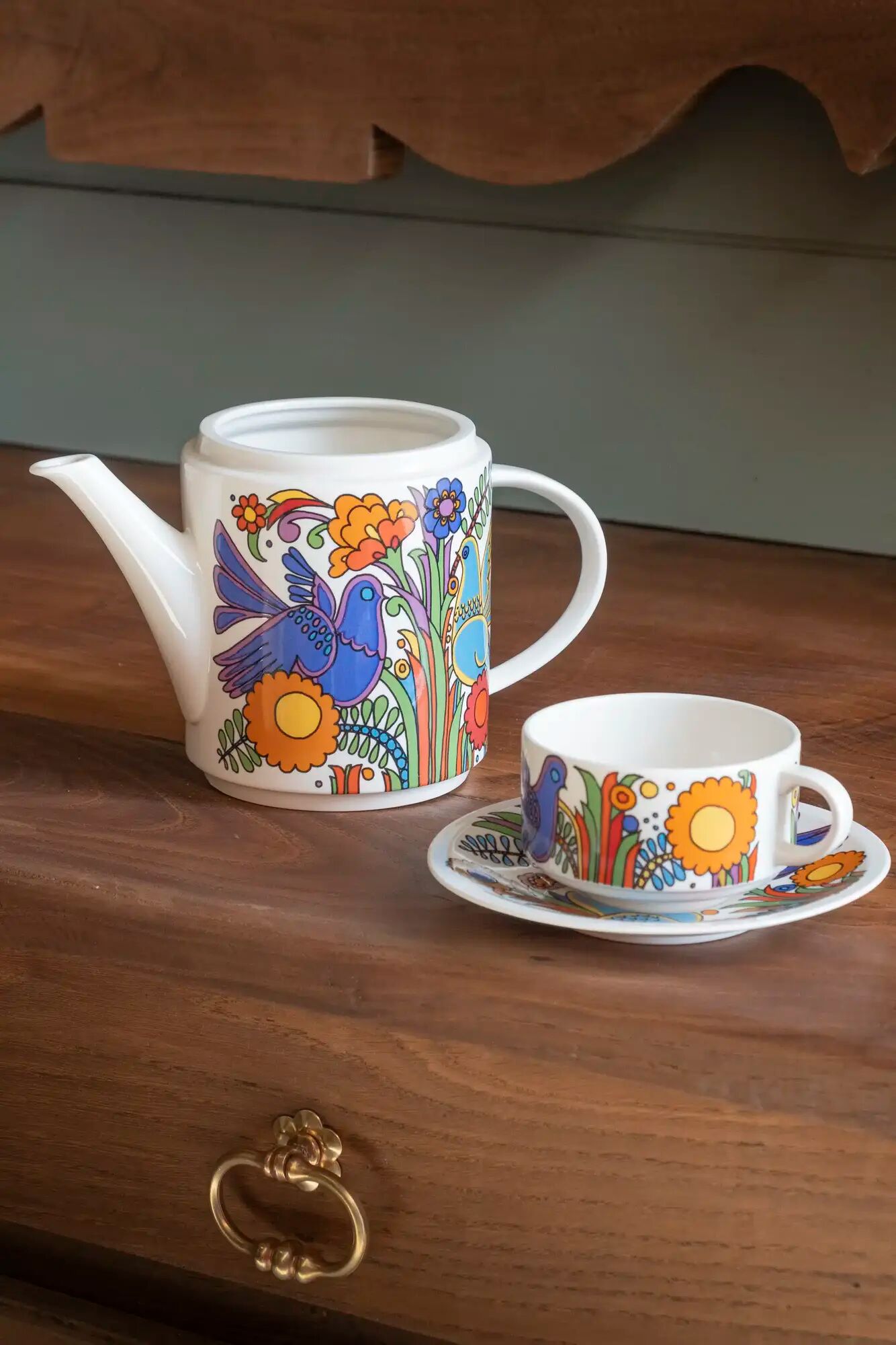 Tasse et sous-tasse « Acapulco »