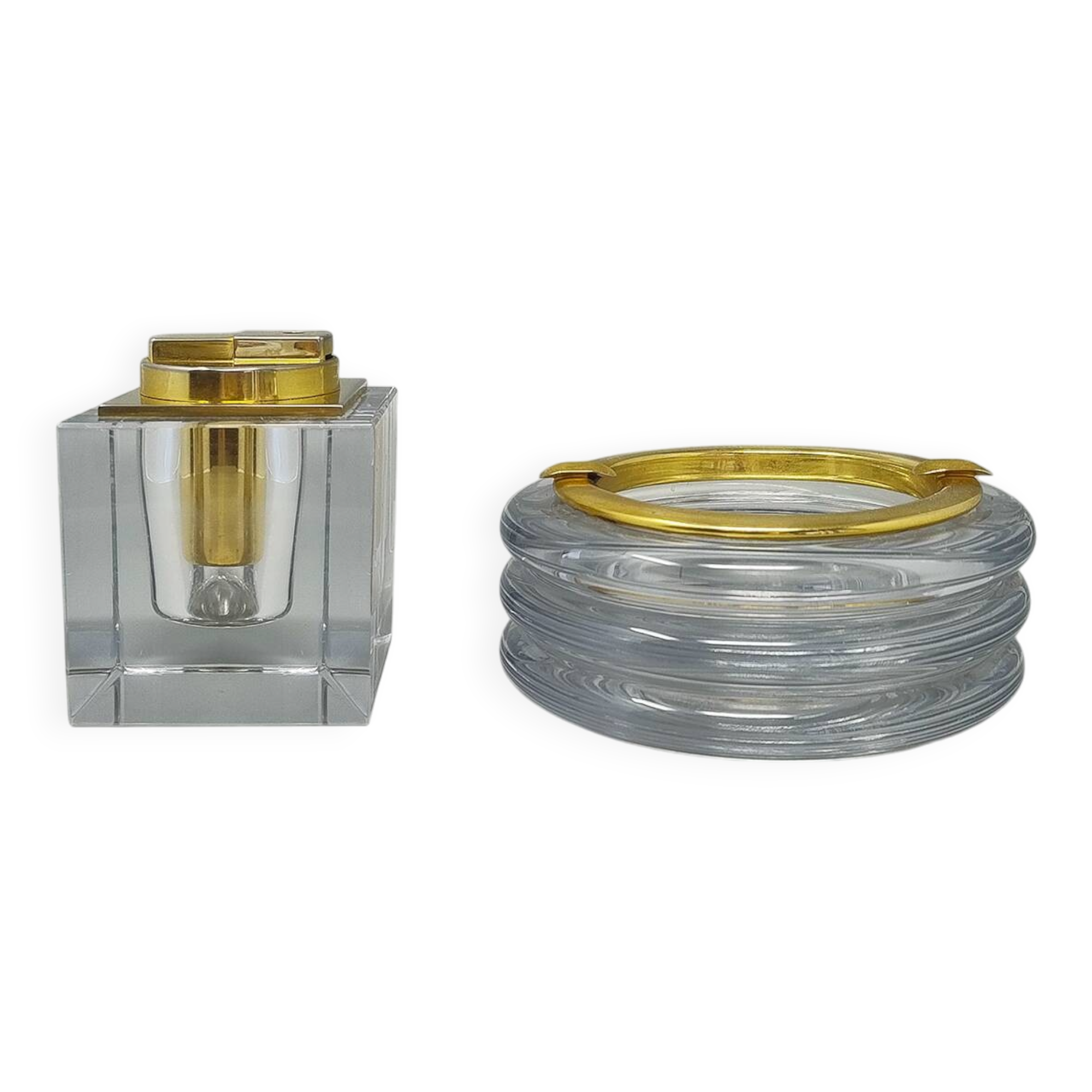 1970s Stunning Smoking Set By Antonio Imperatore in Murano Glass