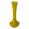 bright yellow opaline vase Design 1960
