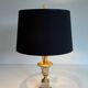 Pair of palm lamps in chrome and brass in the style of Maison Charles. Circa 1970.