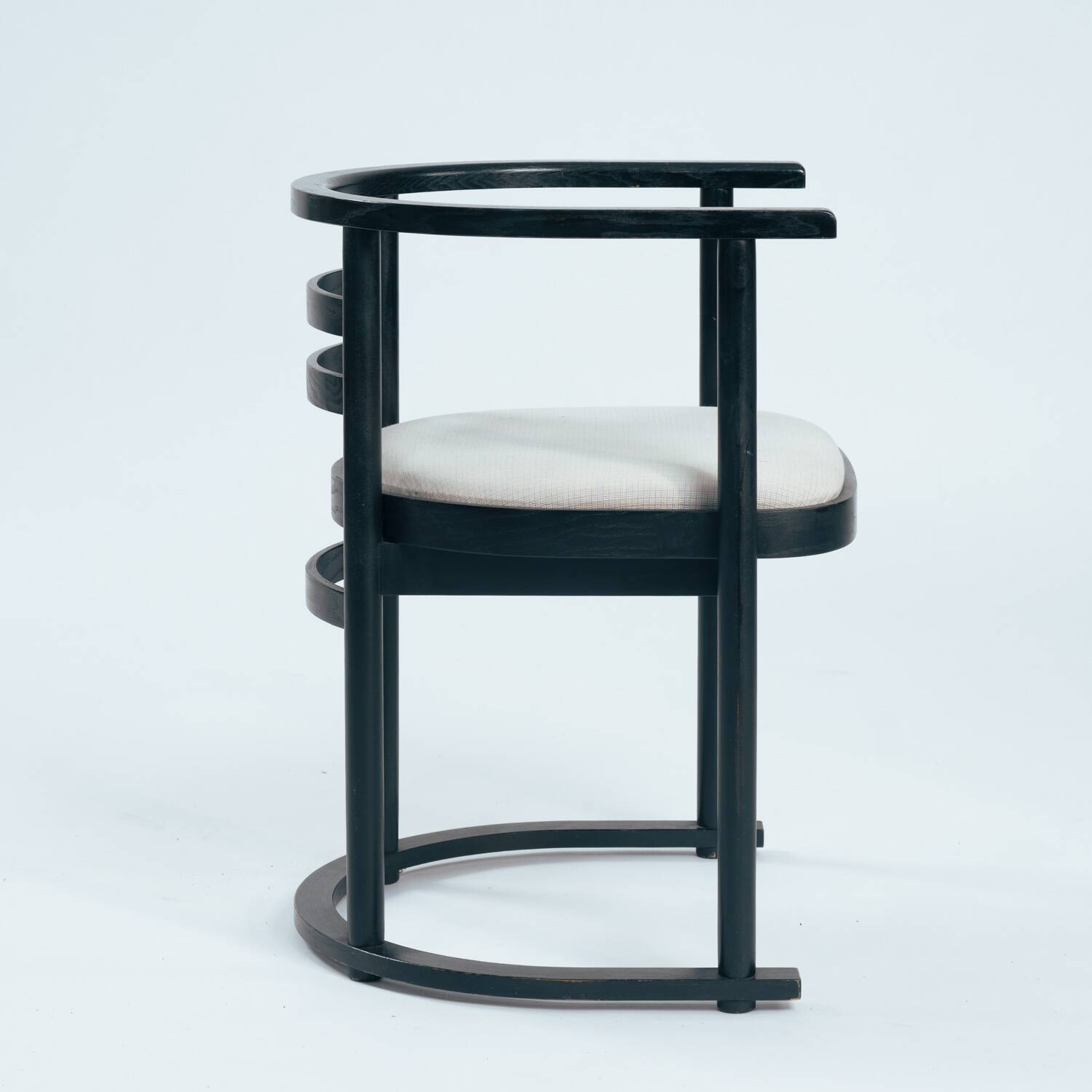 Josef Hoffmann Fledemaus style dining chairs, Bauhaus, set of 8