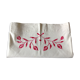 Old embroidered cotton bed sheet 220 x 180 cms 50/60