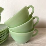 New Duralex opaline cups, 50s-60s