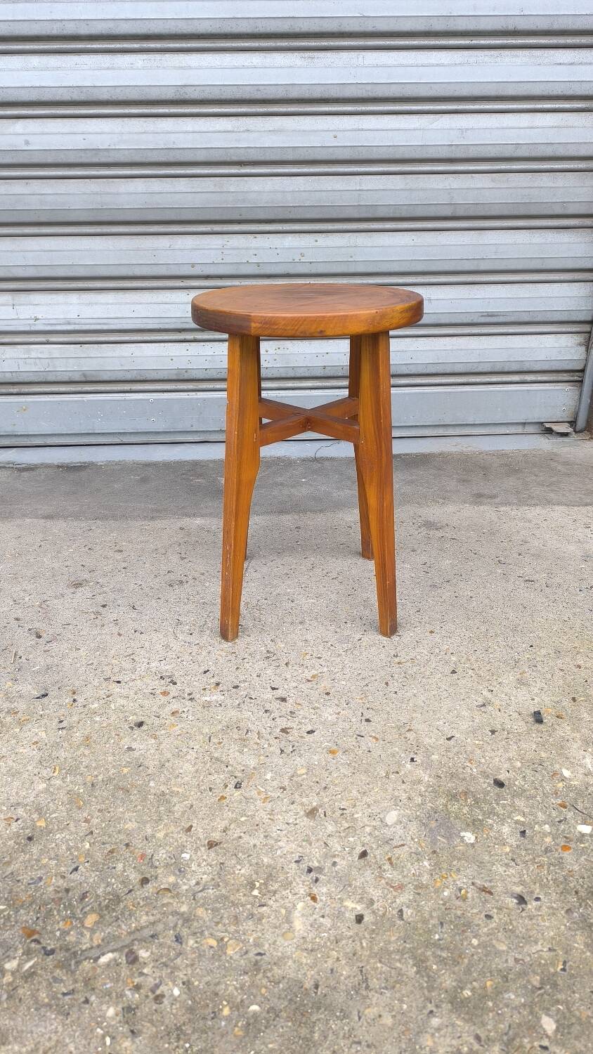60s compass foot stool