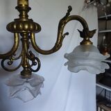 Chandelier bronze 4 lights