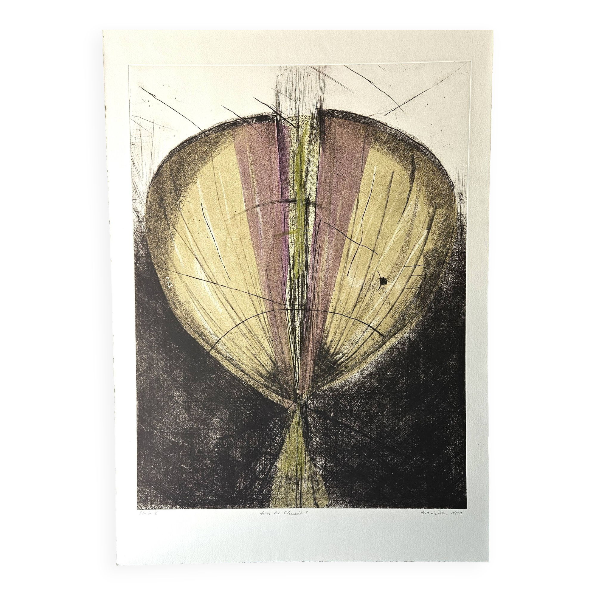 Color Etching  Antonia Dombrowsky 1991-  Color Engraving - handmade Bütten-