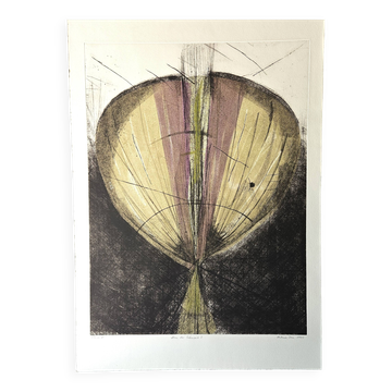 Color Etching  Antonia Dombrowsky 1991-  Color Engraving - handmade Bütten-