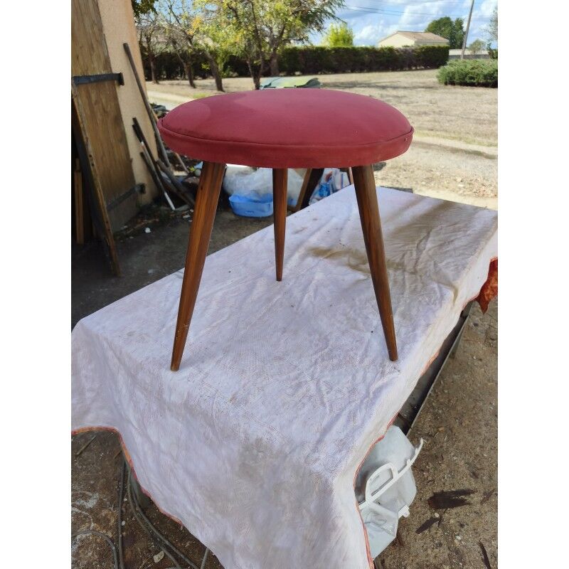 Tabouret Tacke Hocker vintage allemand année 50