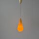 Suspended lamp with yellow Rotaflex shade by Yasha Heifetz, 1960s, Germany