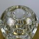 60s 70s peill & putzler cube wall lamp wall sconce ice glass space design