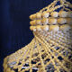 Shell chandelier Cabrias 60s