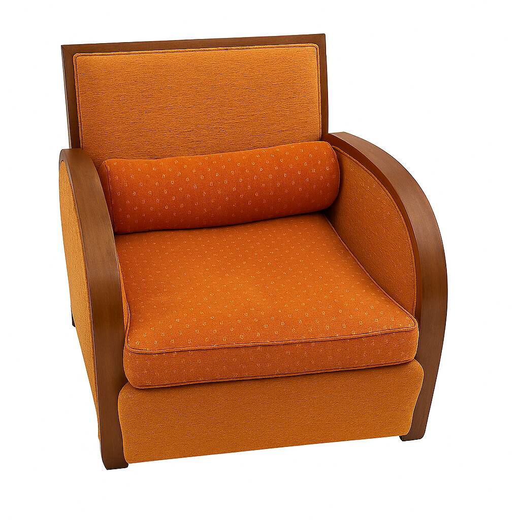 Pair of Art Deco club armchairs