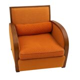 Pair of Art Deco club armchairs