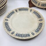 Ridgway Portland English Earthenware Plates (Set of 17)