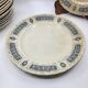 Ridgway Portland English Earthenware Plates (Set of 17)