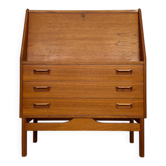 1960s Vintage Danish Teak Secretary by Dyrlund