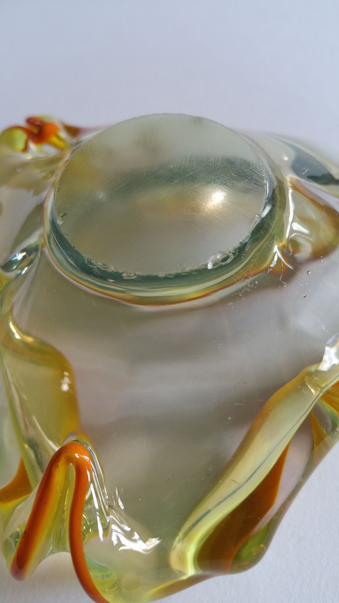 Murano two-tone ashtray