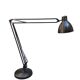 The Great JJ black floor lamp by Jac Jacobsen for Luxit Leucos, 1980s