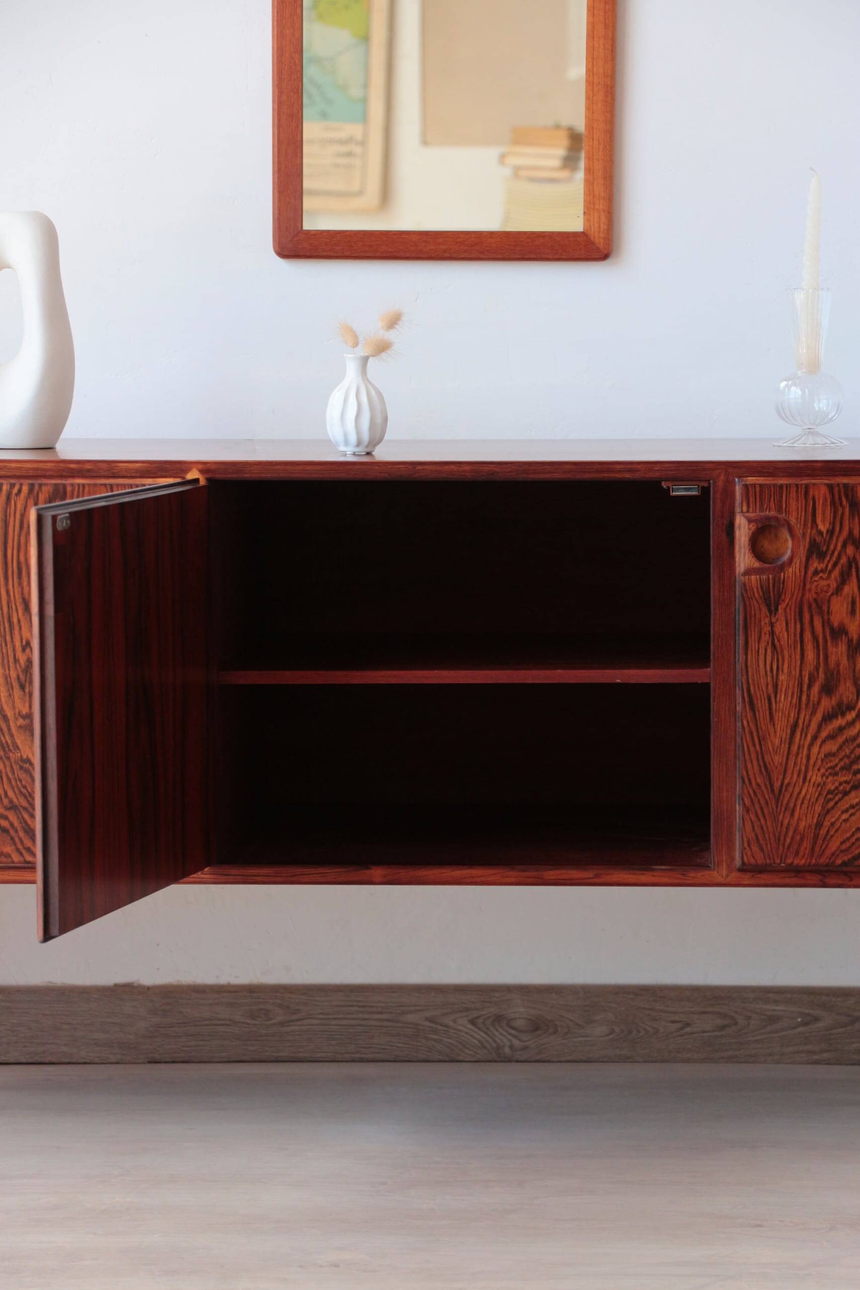 Enfilade vintage en palissandre – Design danois – Pièce unique