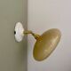 Vintage lampshade in Clichy glass pale yellow