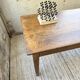 Pine and oak + walnut farmhouse table 1950