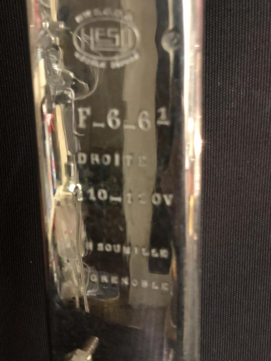 Form of Glover in chromed metal 1940 man hand