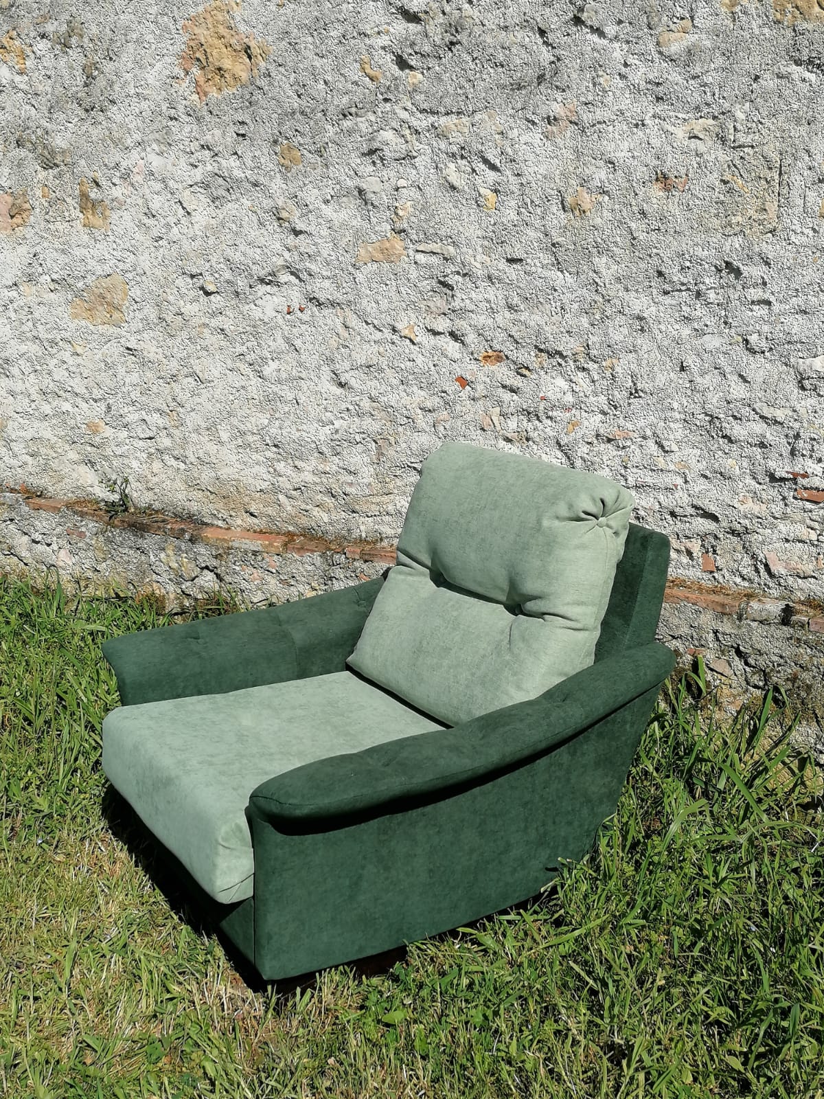 Fauteuil vert relax