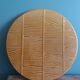 Gien cheese board with wicker straw decor