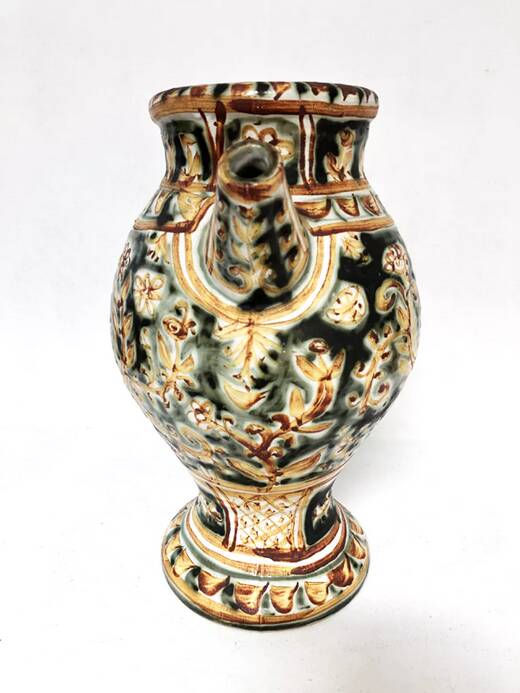 Kéraluc Quimper earthenware goat by Yvain – 1960