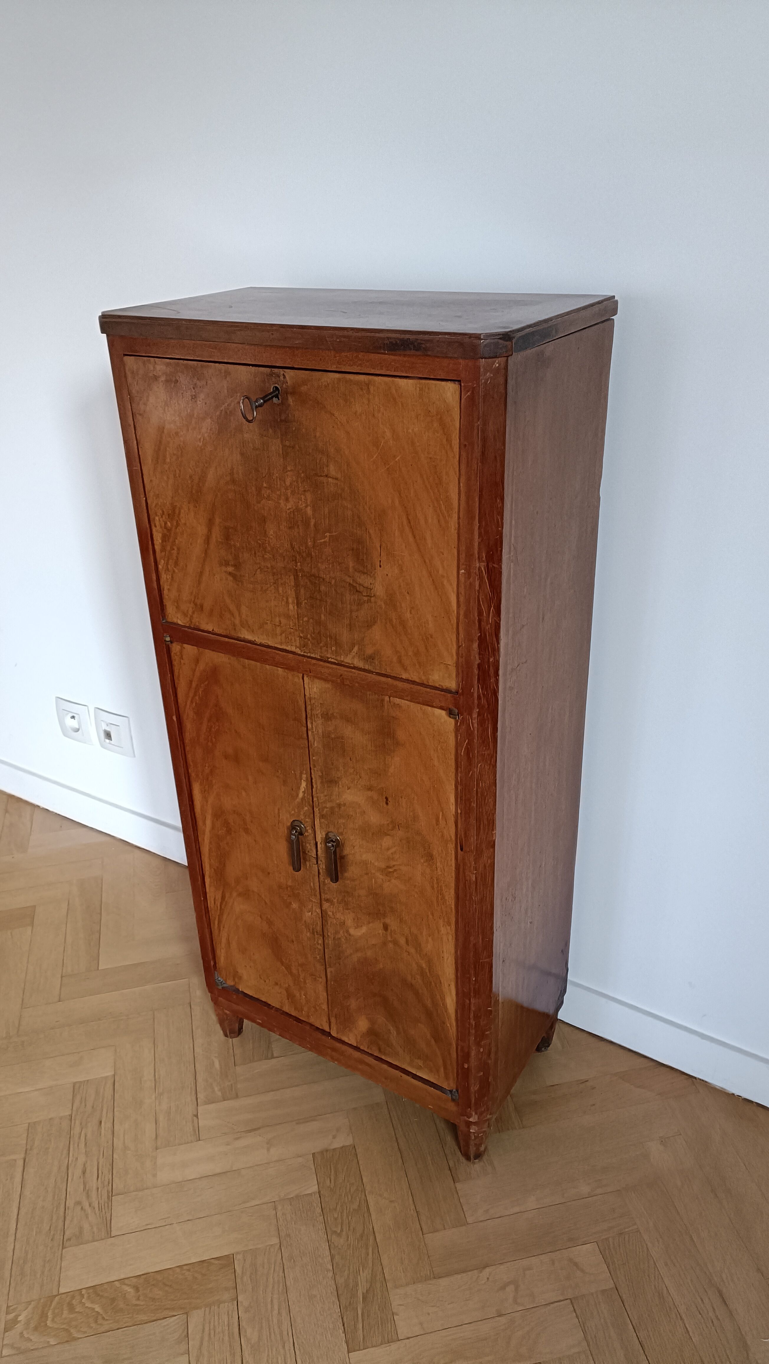 Art deco furniture old radio cabinet