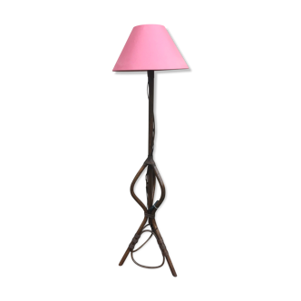 Bamboo floor lamp