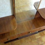 Art-deco walnut dressing table from the 1930s