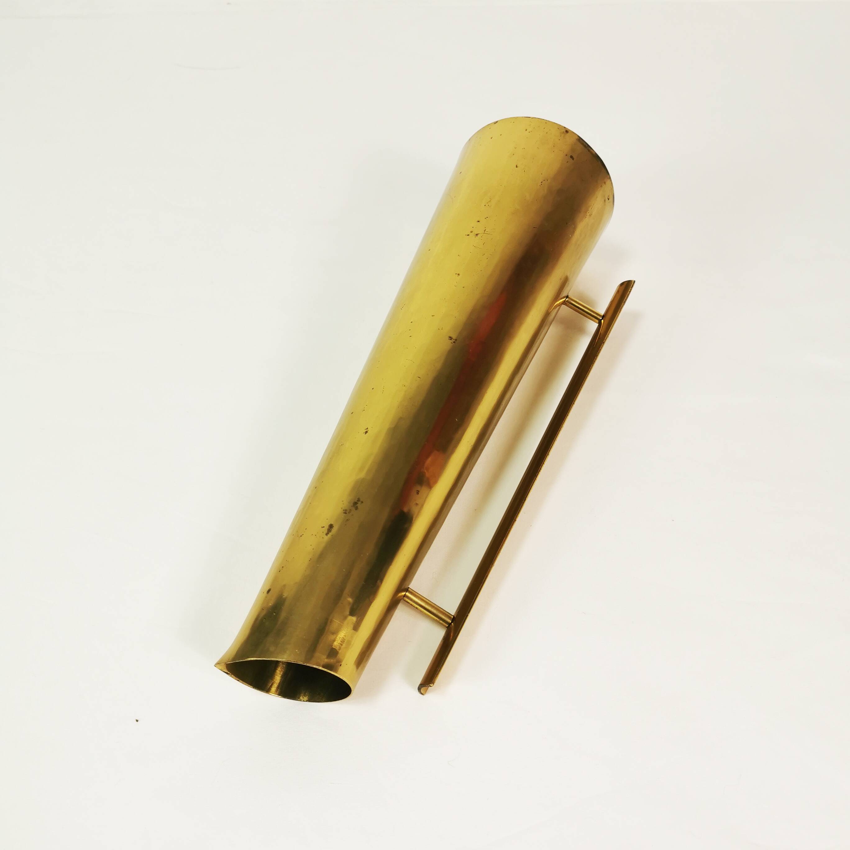 Modernist brass watering jug, Germany, 1960s.